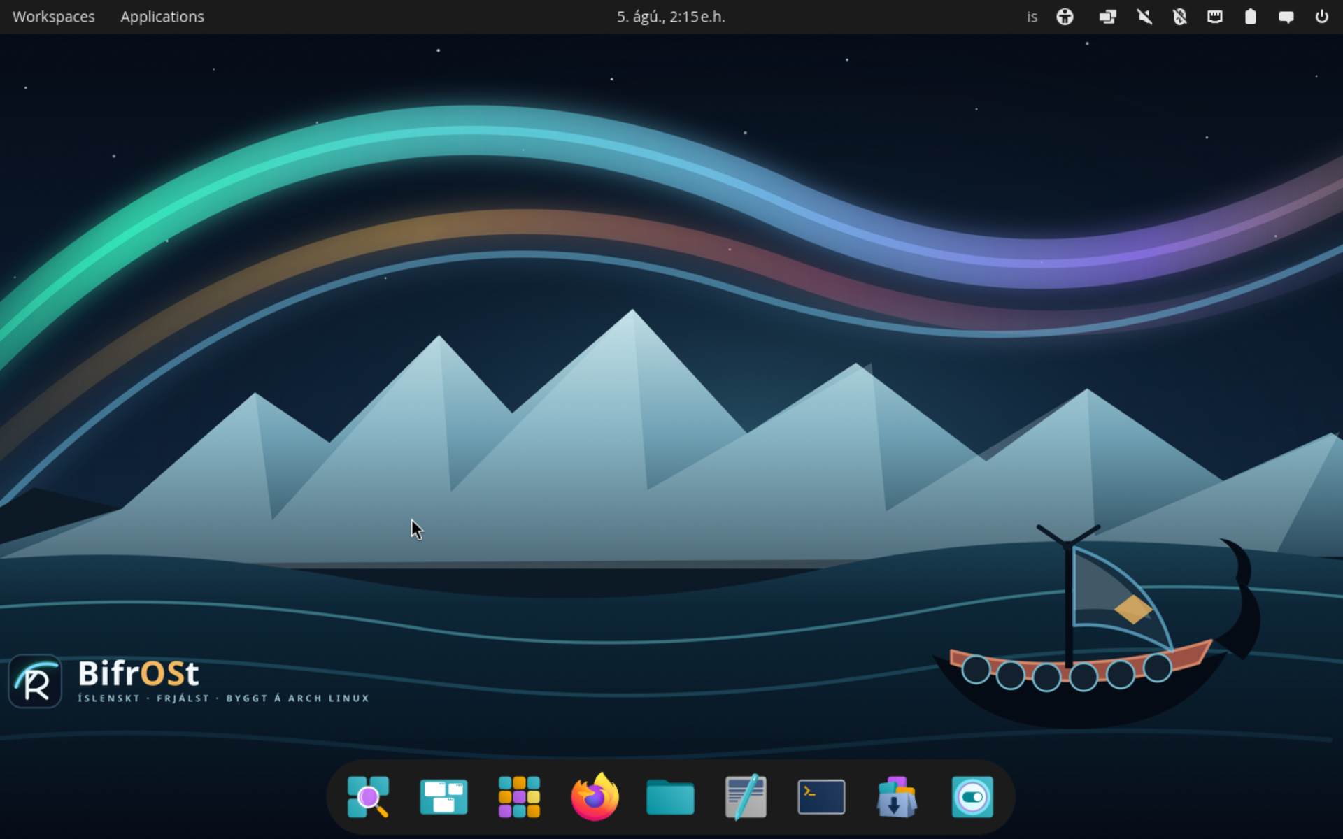 BifrOSt live COSMIC desktop